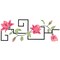 Oriental Rose Wall Stencil | 3044 by Designer Stencils | Floral Stencils | Reusable Art Craft Stencils for Painting on Walls, Canvas, Wood | Reusable Plastic Paint Stencil for Home Makeover | Easy to Use & Clean Art Stencil